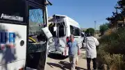 Kırşehir'de Servis Midibüsü ile Minibüs Çarpıştı: 42 Yaralı