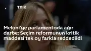İtalya'da Seçim Reformu Krizi: Kritik Madde Tek Oy Farkla Reddedildi