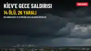Kiev'e Gecenin Ardından Hava Saldırısı: 14 Ölü, 26 Yaralı