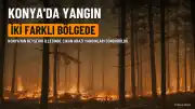 Konya'da İki Farklı Yangın Söndürüldü