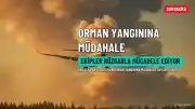 Antalya Aksu'da Orman Yangınına Müdahale Sürüyor