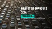 Kütahya'da Ehliyetsiz Sürücüye 221 Bin Lira Cezai İşlem
