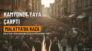 Malatya'da Kamyonet Yaya Çarptı: 1 Yaralı