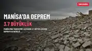 Manisa'da 3.7 büyüklüğünde deprem! AFAD duyurdu