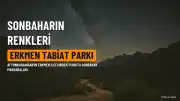 Afyonkarahisar Erkmen Tabiat Parkı'nda Sonbaharın Büyüleyici Renkleri Görüntülendi