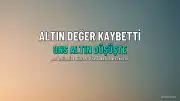 Altın Fiyatları Düşüşünü Sürdürüyor: Haftalık Kayıp Yüzde 3,37'ye Ulaştı