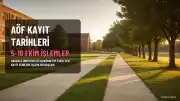 AÖF Kayıt Yenileme Tarihleri 2026: Anadolu Üniversitesi İşlemleri Başladı