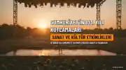 İstanbul'da Cumhuriyet'in 103. Yılı Kutlamaları Kapsamında Sanat Etkinlikleri Düzenlenecek