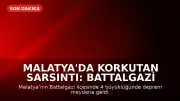 Malatya'da Korkutan Sarsıntı: Battalgazi Merkezli Deprem Meydana Geldi