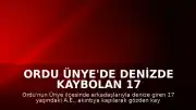 Ordu Ünye'de denizde kaybolan 17 yaşındaki genç için arama çalışmaları sürüyor
