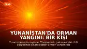 Yunanistan'da Orman Yangını: Bir Kişi Hayatını Kaybetti
