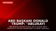 ABD Başkanı Donald Trump: "Ablukayı yeniden devreye sokuyoruz"
