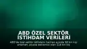 ABD Özel Sektör İstihdam Verileri Beklentilerin Altında Kaldı