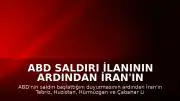 ABD Saldırı İlanının Ardından İran'ın Farklı Bölgelerinde Patlama Sesleri Duyuldu