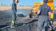 Adıyaman'da Balya Makinesinde Yangın: İtfaiye Ekipleri Müdahale Etti