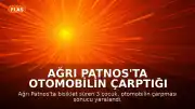 Ağrı Patnos'ta otomobilin çarptığı bisikletli çocuklar yaralandı