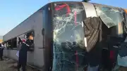 Amasya Merzifon'da Otobüs Devrildi: 46 Yaralı