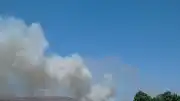 Ayvalık'ta Çöplük Alanında Yangın Çıktı