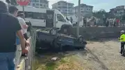 Bartın'da İşçi Servisi ile Otomobil Çarpıştı: 3 Yaralı