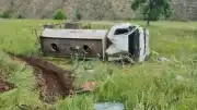 Bingöl Karlıova'da Su Tankeri Şarampole Devrildi: 1 Ölü, 1 Yaralı