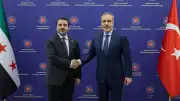 Dışişleri Bakanı Hakan Fidan, Suriye Dışişleri Bakanı Esad Hasan ile bir araya geldi
