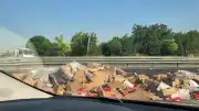 Eskişehir-Ankara Karayolu Sivrihisar Mevkiinde Meydana Gelen Kaza Sonrası Trafik Akışı Sağlandı