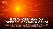 Hatay Kırıkhan'da Deprem Meydana Geldi