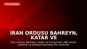 İran Ordusu Bahreyn, Katar ve Kuveyt'teki ABD Tesislerine İHA Saldırısı Düzenledi