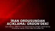 İran Ordusundan Açıklama: Ürdün'deki ABD Hava Üssü İHA'larla Hedef Alındı