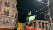 İstanbul Fatih'te Bir Binanın Çatısındaki Baz İstasyonu Yangını