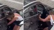 İstanbul Kadıköy'de Otoparkta İki Kadın Arasında Kavga Çıktı