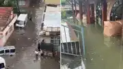 İstanbul'da Şiddetli Sağanak: Sel ve Su Taşkınları Ulaşımı Aksattı