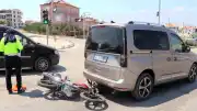 Karaman'da Trafik Kazası: Motosiklet Sürücüsü Yaralandı