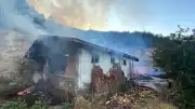 Kastamonu'da bir evde başlayan yangın ormanlık alana yayıldı