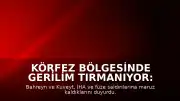 Körfez Bölgesinde Gerilim Tırmanıyor: Bahreyn ve Kuveyt'e İHA ve Füze Saldırıları