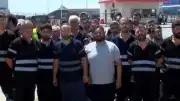 Pendik'teki İETT Garajında Çalışan İşçilerden İş Yavaşlatma Eylemi