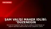 Şam Valisi Maher Idlibi: "Düzeneğin ilkel yöntemlerle hazırlandığı tespit edildi"