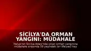 Sicilya'da Orman Yangını: Müdahale Sırasında Bir İtfaiyeci Yaşamını Yitirdi