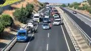Tekirdağ-İstanbul Kara Yolunda 7 Aracın Karıştığı Zincirleme Kaza: 1 Yaralı