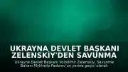 Ukrayna Devlet Başkanı Zelenskiy'den Savunma Bakanlığı'nda Görev Değişikliği Kararı