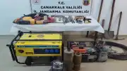 Çanakkale Eceabat'ta Jandarma Operasyonu: 10 Kazı Malzemesi Ele Geçirildi