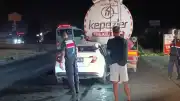 Manavgat'ta Feci Kaza: Otomobil Tankere Çarptı, Sürücü Hayatını Kaybetti