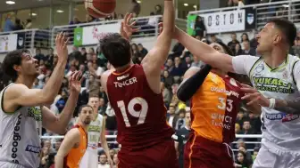 Galatasaray Basketbol Takımı Sahadan Galibiyetle Ayrıldı