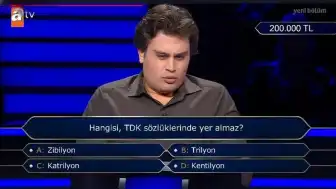 TDK Sözlüklerinde Yer Almayan Kelime Yarışmacıyı Zorladı