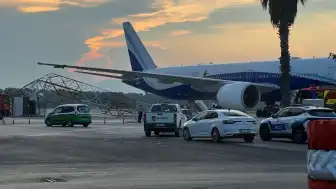 Antalya Havalimanı'nda THY Uçağı Anten Direğine Çarptı