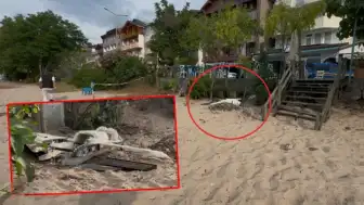Bartın Amasra'da Sahile Vuran İHA Bulundu