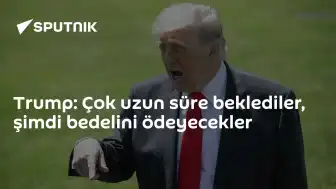 Trump'tan İran'a Sert Tepki: 'Bedelini Ödeyecekler'