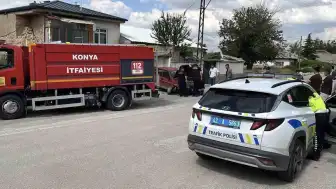 Konya'da Trafik Kontrolünden Kaçan Sürücü Duvara Çarptı