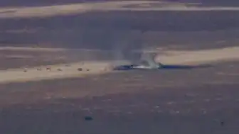 ABD Hava Kuvvetleri'ne Ait B-52 Bombardıman Uçağı Düştü