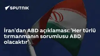 İran'dan ABD'ye Tepki: 'Tırmanmanın Sorumlusu ABD Olacaktır'